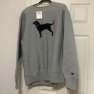 The Black Dog Crew neck Hoodie